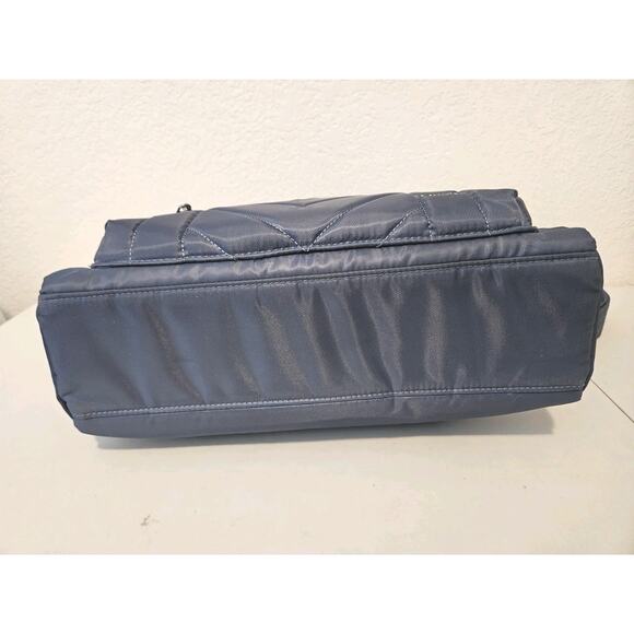 New! Lug Stretch LE Crossbody Bag In Slate Blue RFID Blocking Patriotic 12x7x4 - Picture 4 of 14